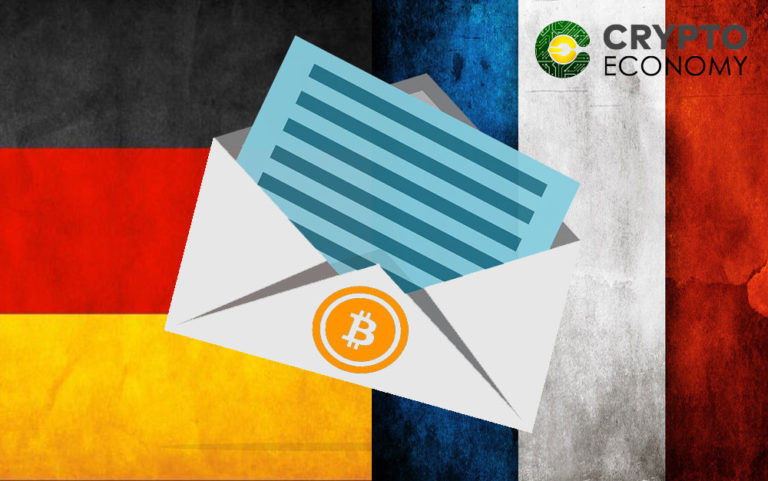 Letter from France and Germany about Bitcoin