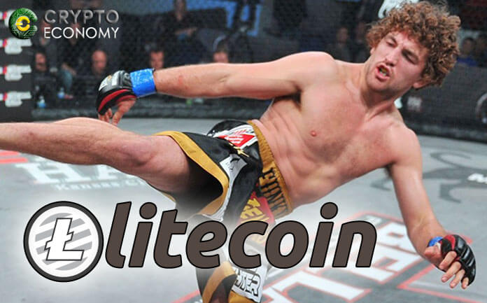 El ex luchador olímpico Ben Askren agradece a Litecoin [LTC] su patrocinio en la UFC 235