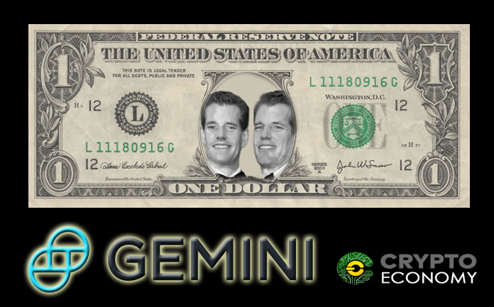 Gemini anuncia lanzamiento del Gemini Dollar