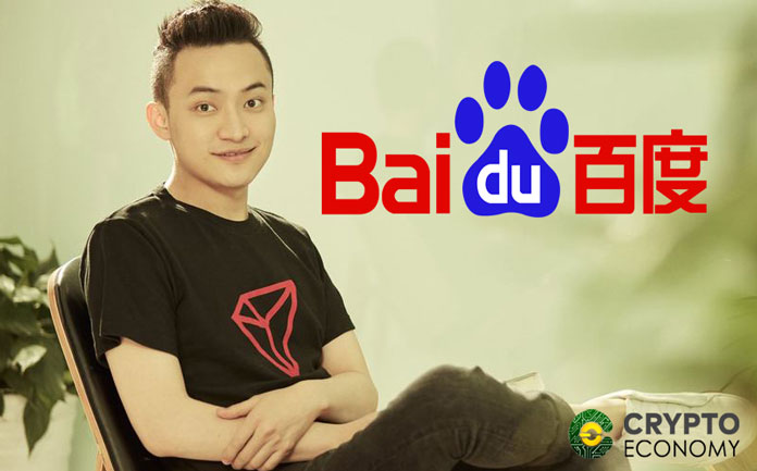 TRON confirma su cooperación con el gigante chino de servicios de internet Baidu
