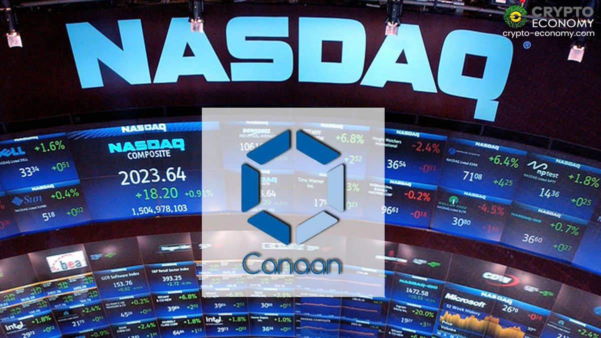 Bitcoin [BTC] - Canaan Creative, el fabricante chino de mineros de Bitcoin, quiere salir a bolsa y cotizar acciones en NASDAQ de EE.UU.