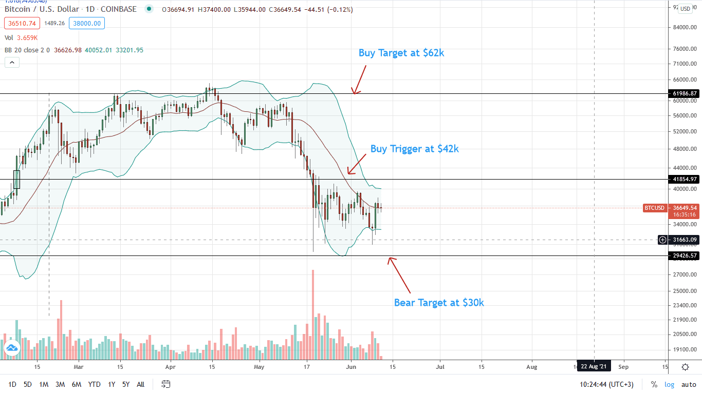 Bitcoin Price Daily Chart for June 11 (1)